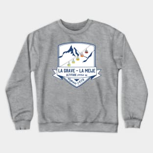 La Grave La Meije white Crewneck Sweatshirt